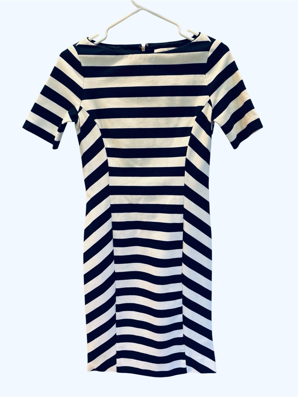 Tory Burch Striped Optical Chevron Knit Dress XS